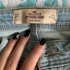 Hollister light wash shorts